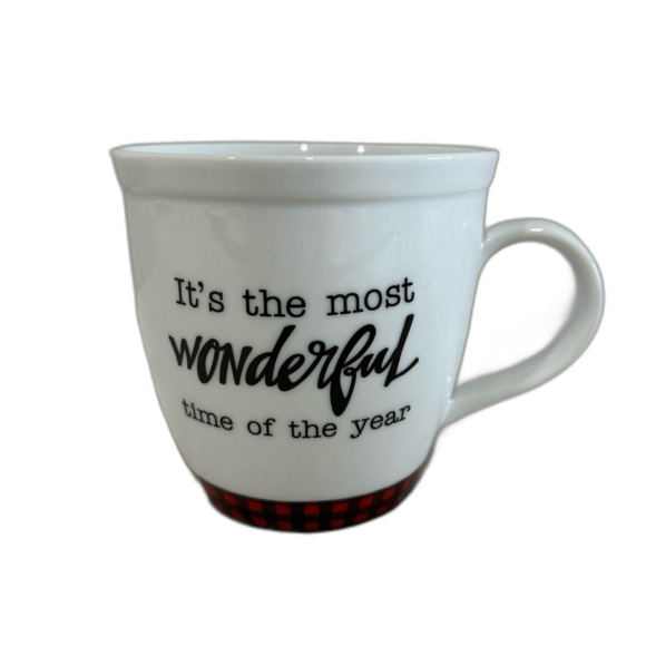 Collin’s “It’s the most wonderful time of the year”  Ceramic Mug LNWOT - Picture 1 of 8